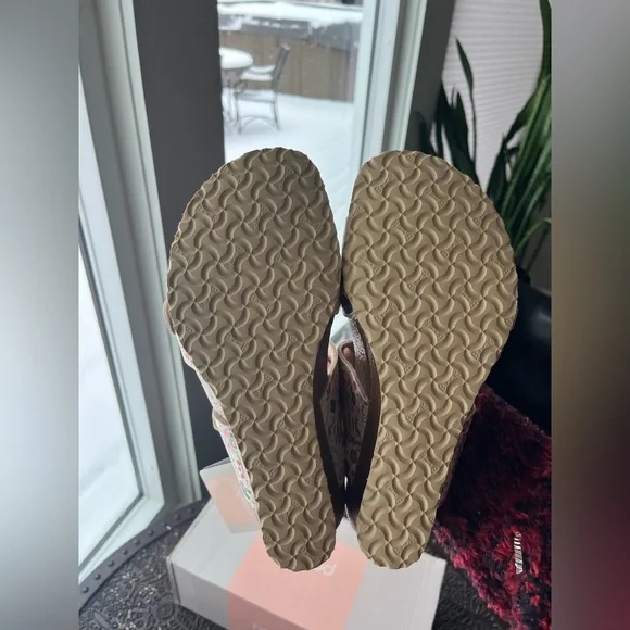 PAPILLIO BIRKENSTOCK DOROTHY MEADOW FLOWERS BEIGE 38 EU 7-7.5 US - Picture 7 of 7